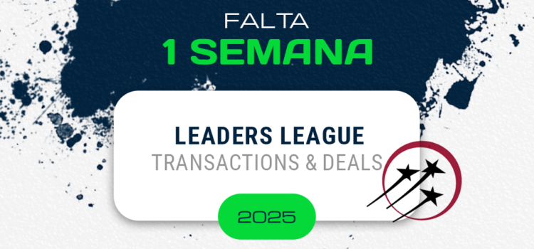 Falta 1 semana para os submissions do guia Leaders League: Transactions & Deals 2025