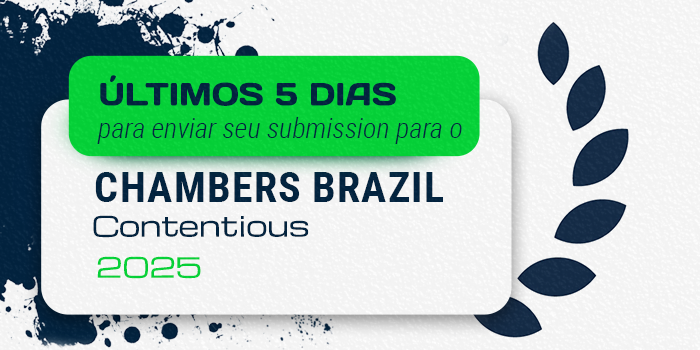 Últimos 5 dias para enviar seu submission para o Chambers Brazil: Industries & Sectors 2025